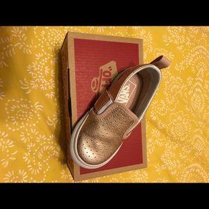 Rose Gold Toddler Vans size 7 toddlers